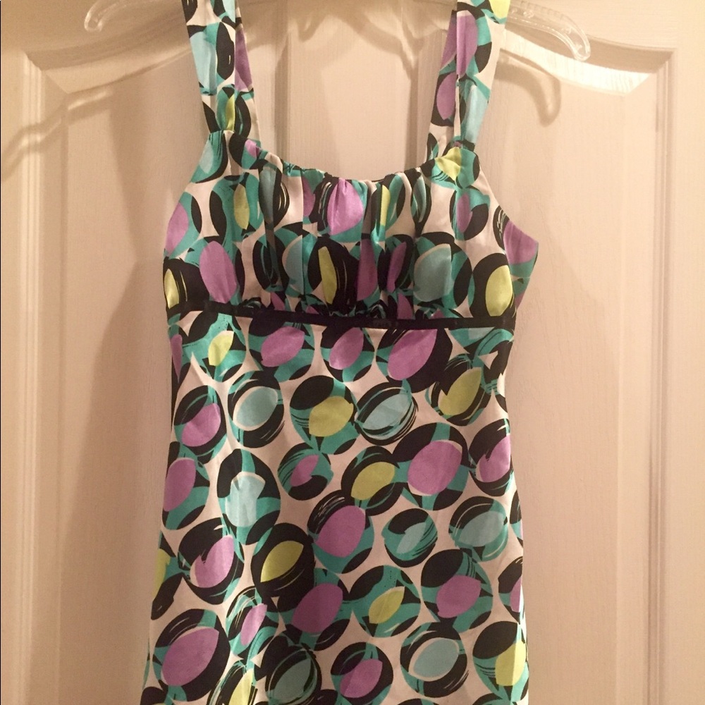 Silk Multi Color Top